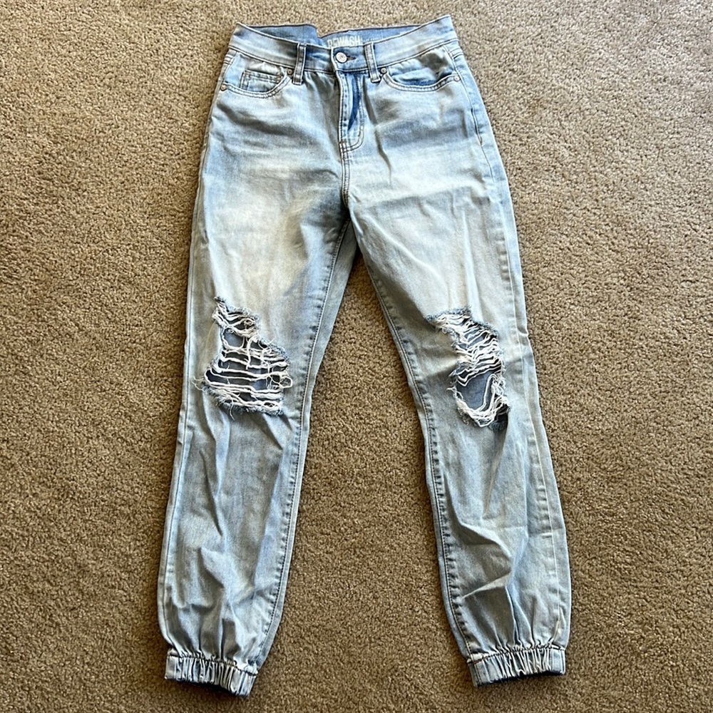High Rise Jogger Jeans